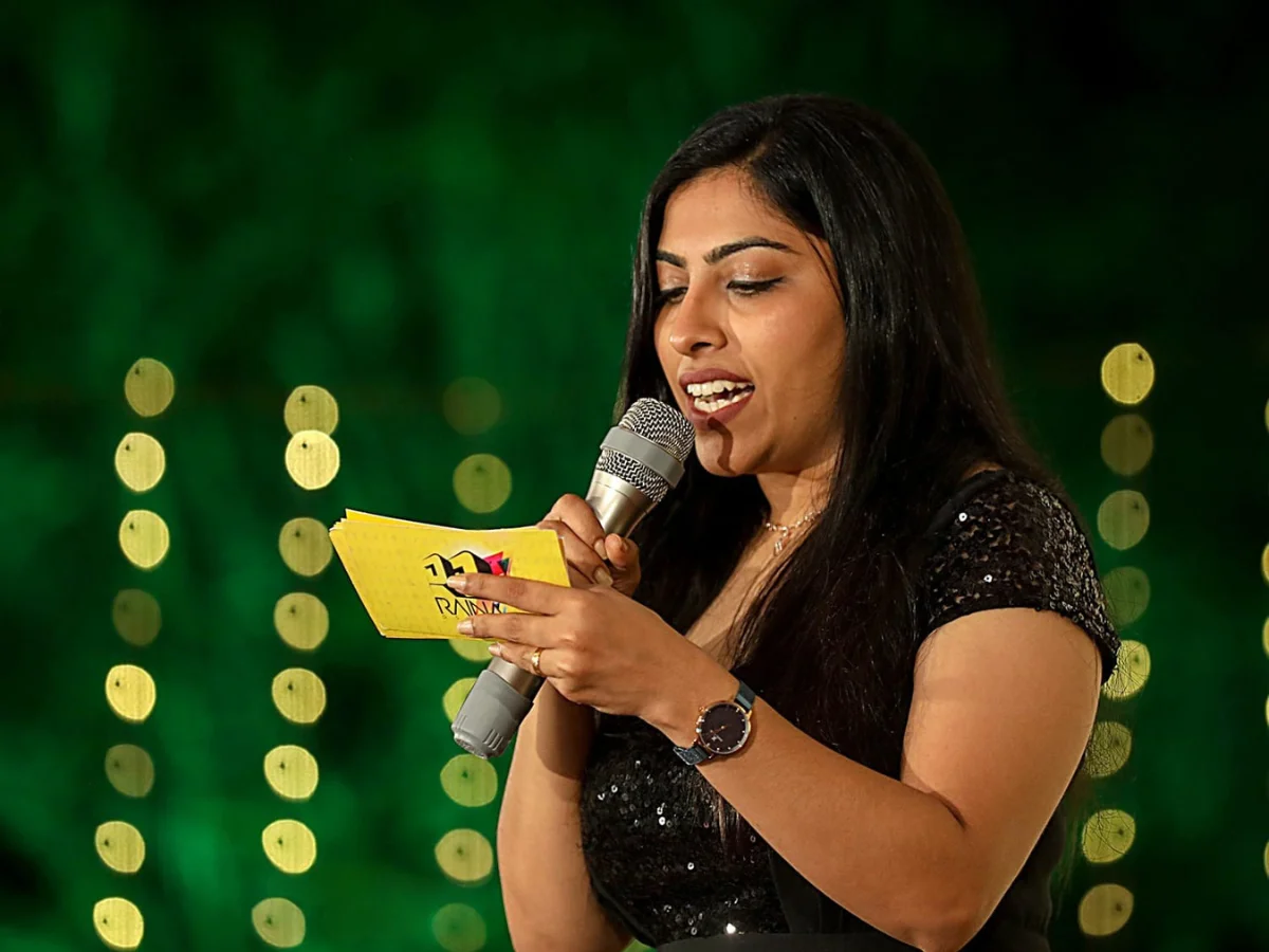 MC Raina Dsouza Weddings event anchoring in Bengaluru